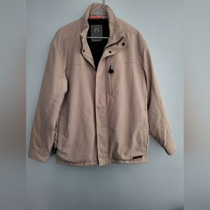 WATERPROOF GARMENT COMPANY Men's Full Zip Kacki Jacket Coat XL